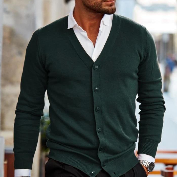Casual Men's Cardigan – Relaxed Knit & Comfortable Fit