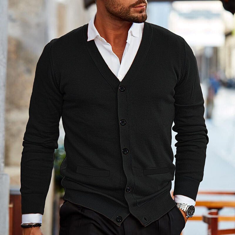 Casual Men's Cardigan – Relaxed Knit & Comfortable Fit