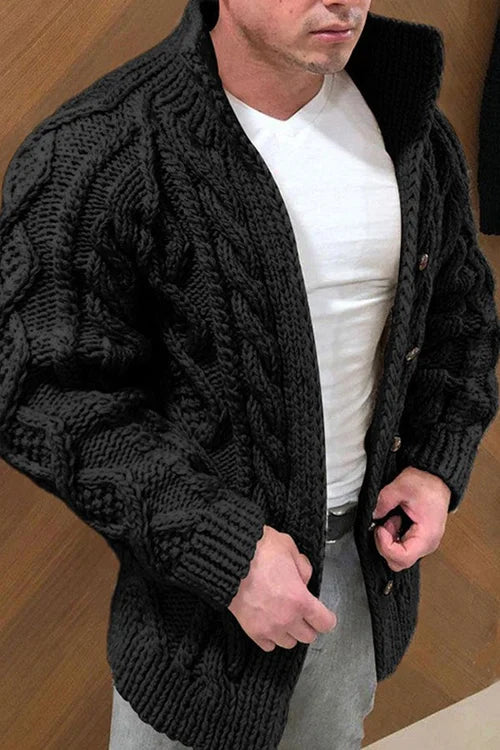 Knit Cardigan Coat – Soft Feel & Flexible Shape
