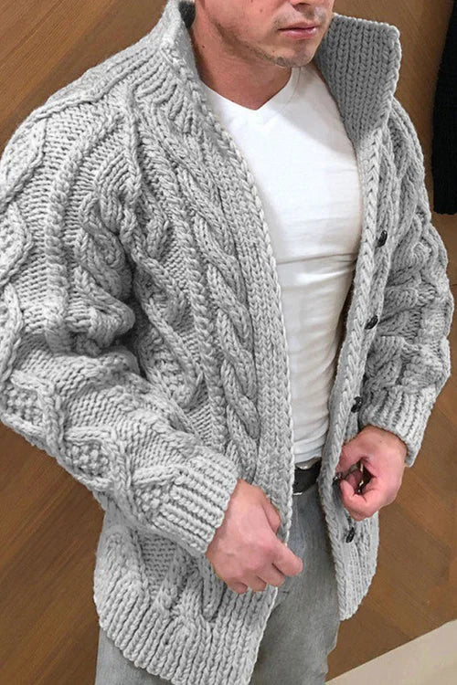 Knit Cardigan Coat – Soft Feel & Flexible Shape