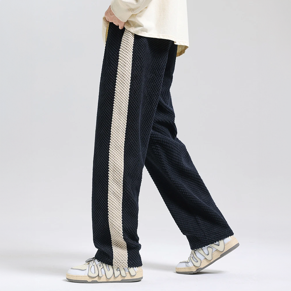 Textured Joggers – Soft Fabric & Flexible Shape