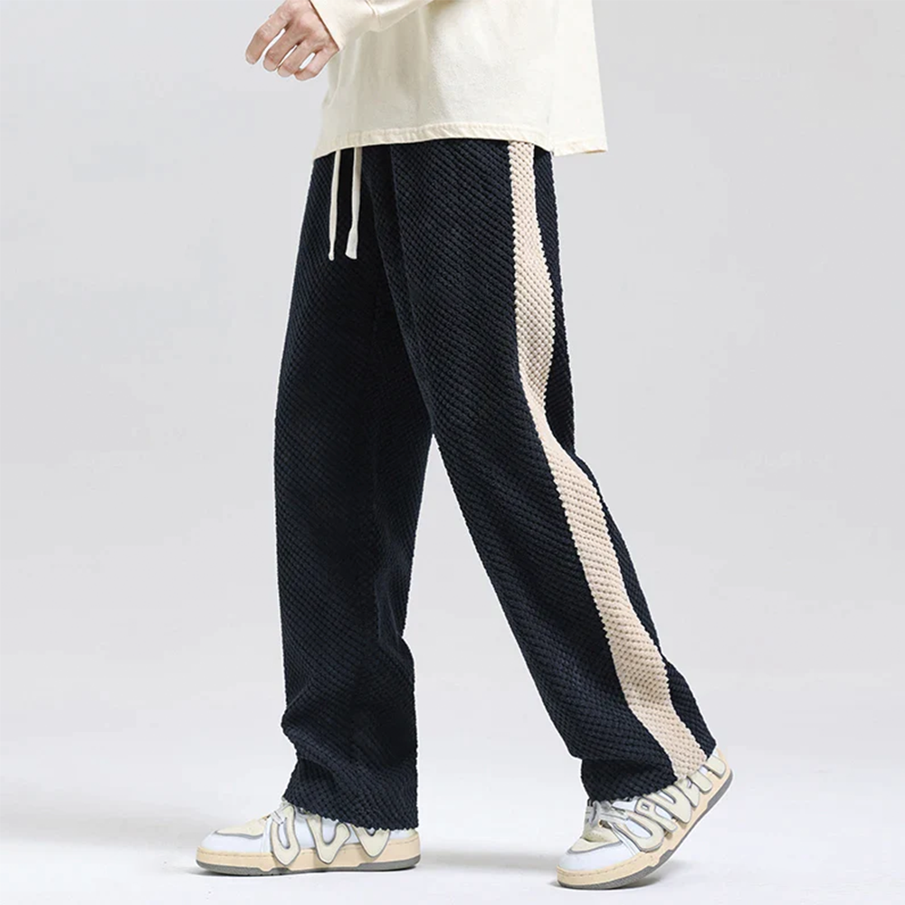 Textured Joggers – Soft Fabric & Flexible Shape