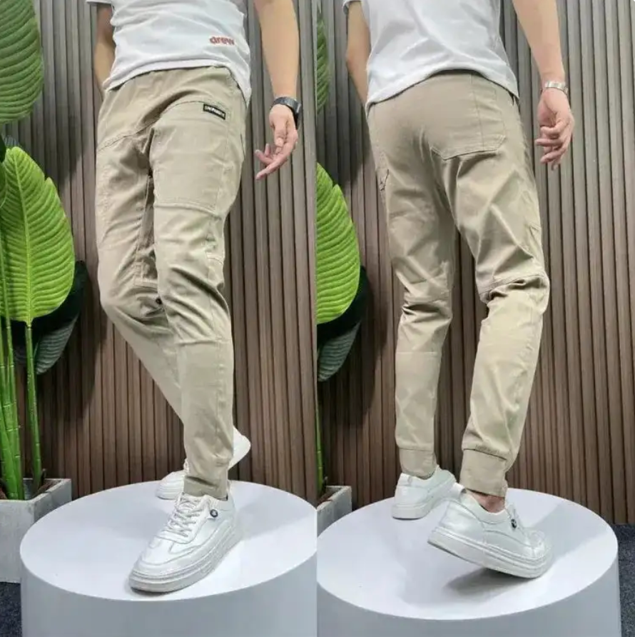 Utility Cargo Pants – Stretch Fabric & Multiple Pockets