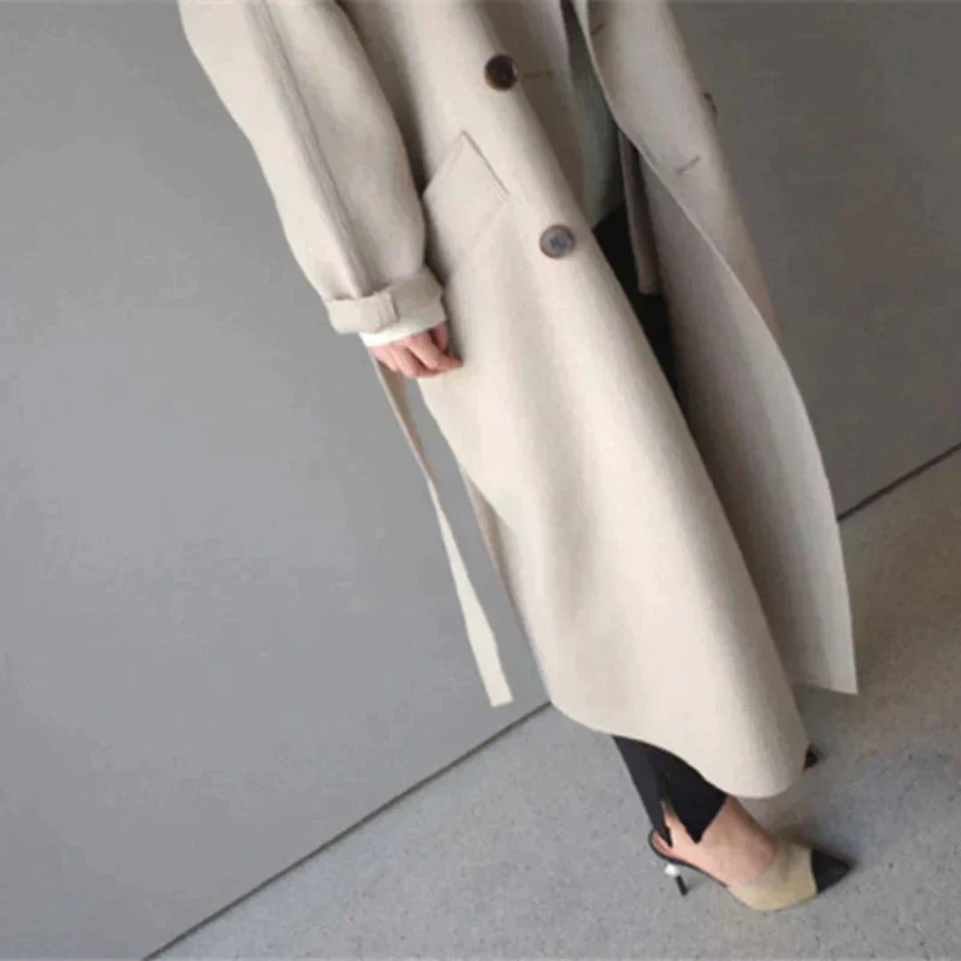 Overcoat made of wool