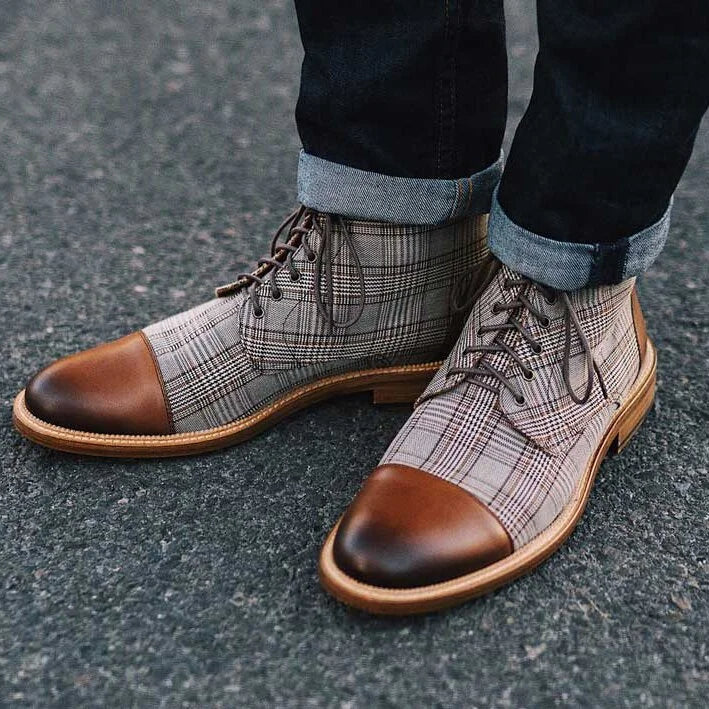 Elegant Walnut Men's Shoes