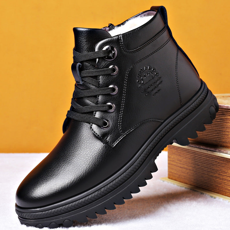 Waterproof Winter Boots made of Genuine Leather