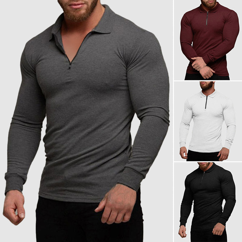 Long-Sleeve Polo