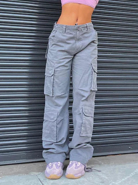 Vintage Grey Cargo Pants