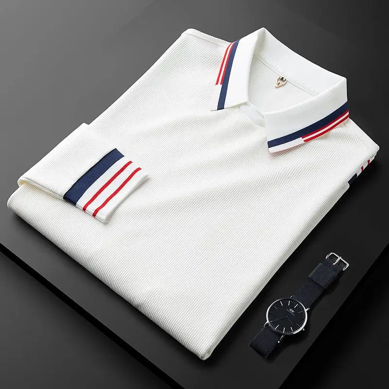 Polo shirt with ripped detailing