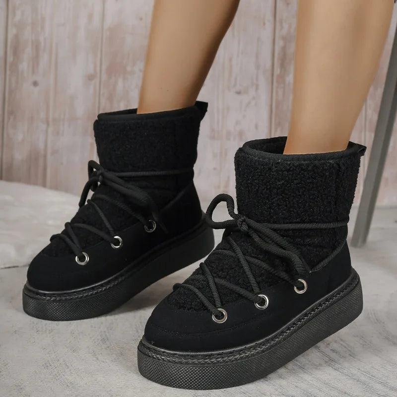 Wool-Lined Winter Boots