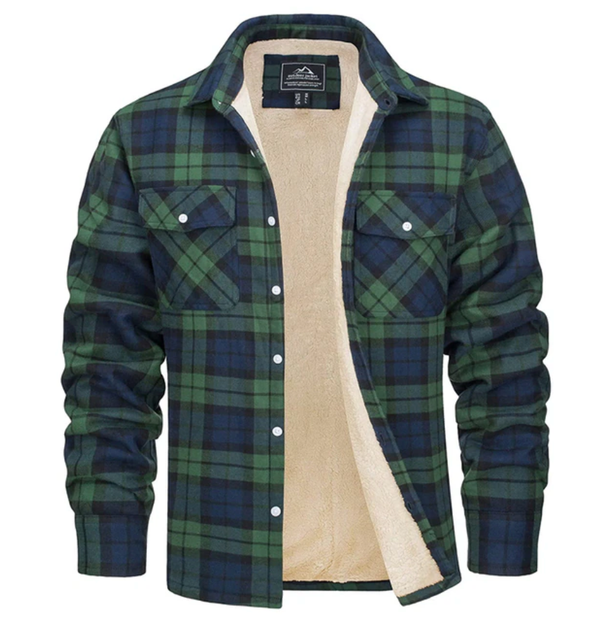 Checkered Fleece Jacket