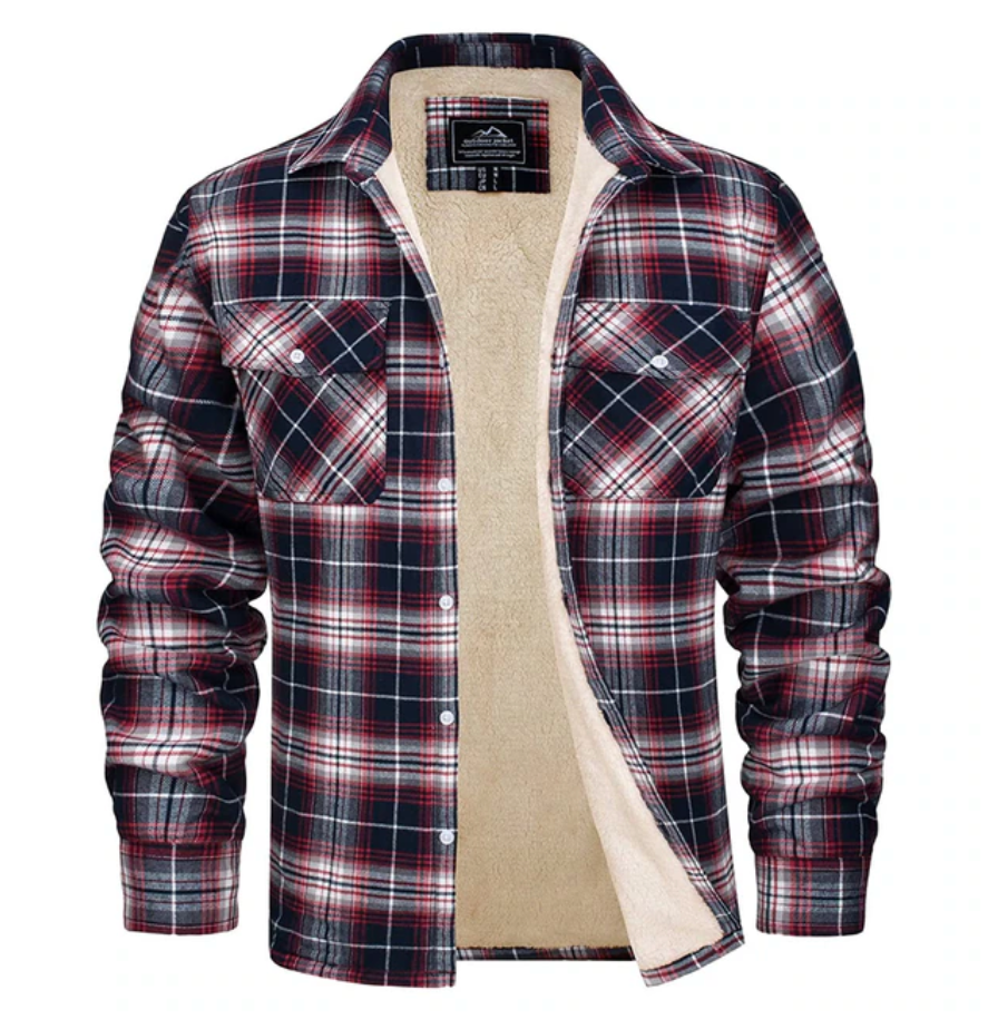 Checkered Fleece Jacket