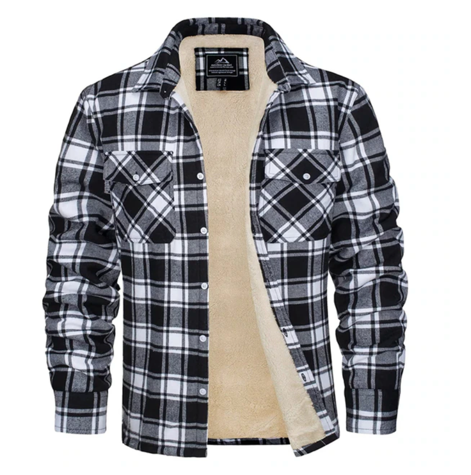 Checkered Fleece Jacket