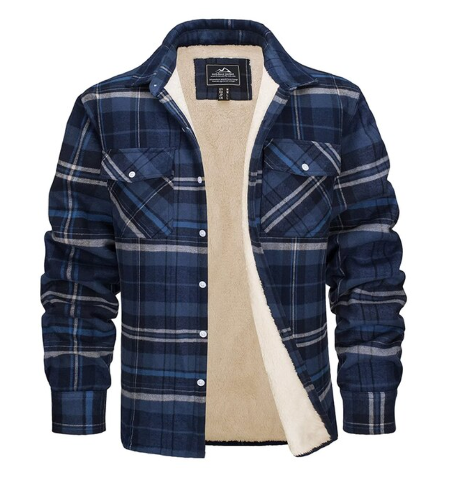 Checkered Fleece Jacket