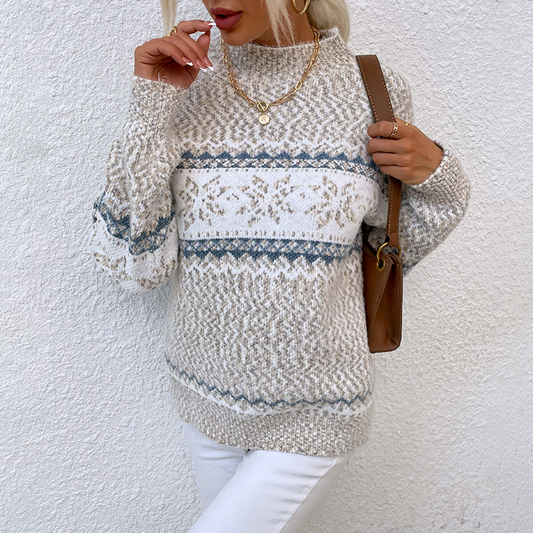 Turtleneck Sweater – Relaxed Fit & Warm Fabric Design