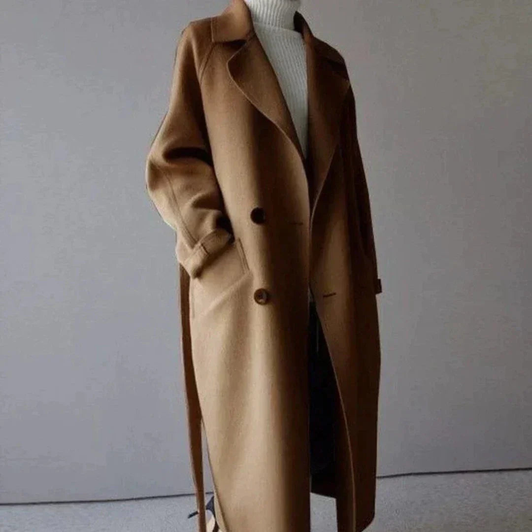 Overcoat made of wool