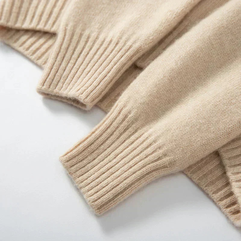 Cashmere Blend Pullover – Classic Cut & Lightweight Warmth