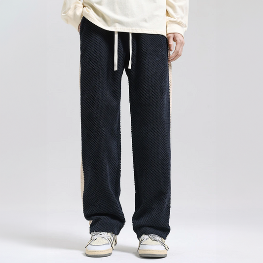 Textured Joggers – Soft Fabric & Flexible Shape