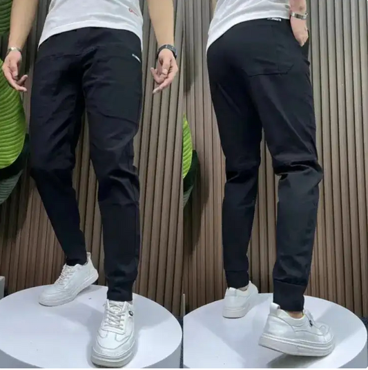 Utility Cargo Pants – Stretch Fabric & Multiple Pockets